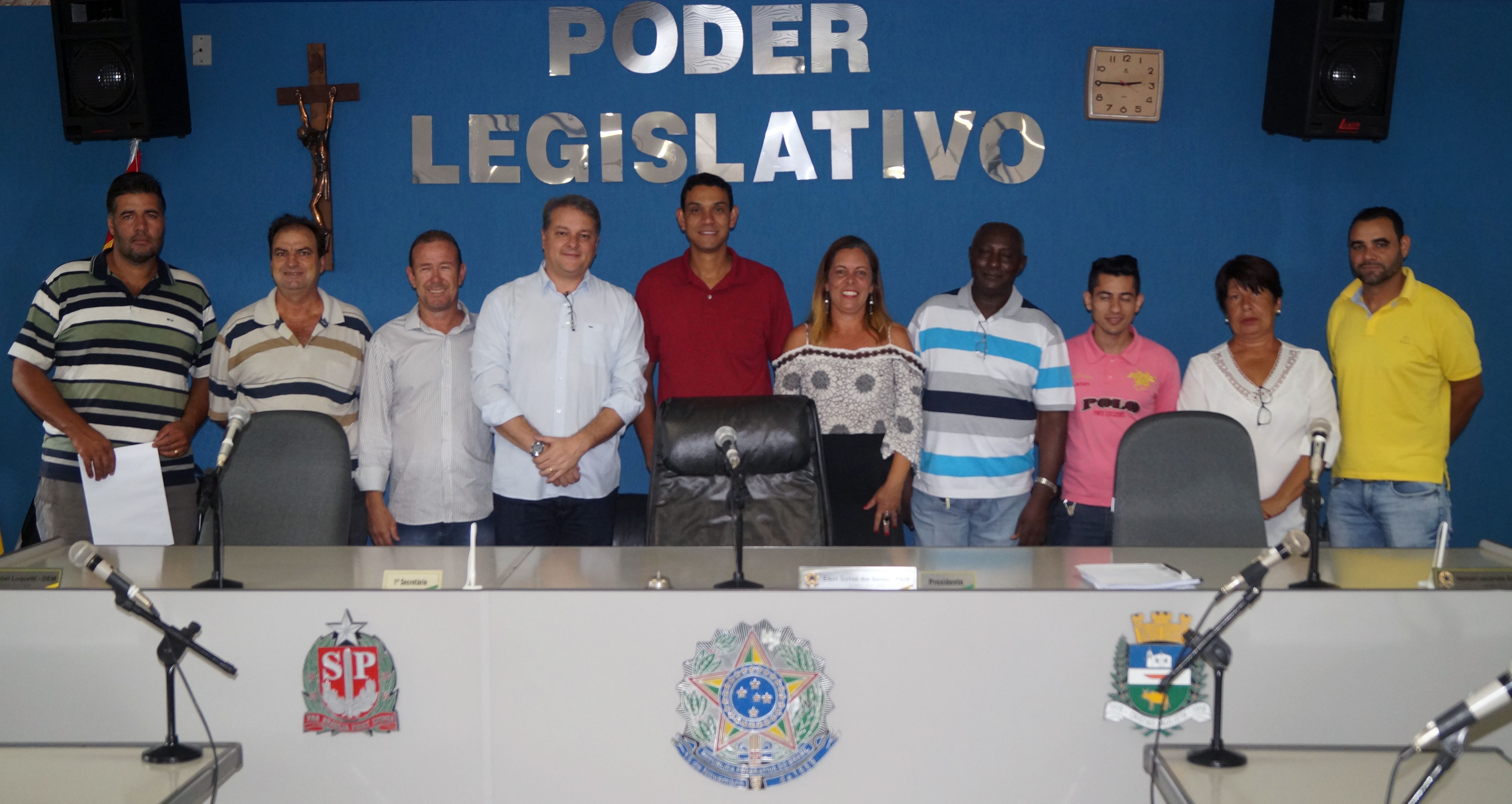 Deputado Adérmis Marini em visita a Câmara de Vereadores de Cristais Paulista